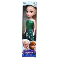 Кукла в стиле популярной сказочной героини "FROZEN" (ЗЕЛЕНАЯ)