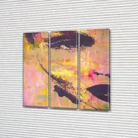 Модульні триптих картини на Полотні, 80x80 см, (80x25-3)
