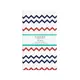 Набор простыни на резинке 60x120 BLUE ZIGZAG & STAR