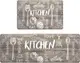 Кухонные коврики 2 пр. 50*80+50*150 см Homytex Коричневые