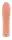 Ребристый мини-вибратор персикового цвета Mini Ribbed Vibrator