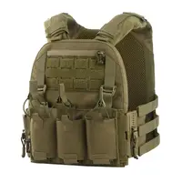 Тактическая плитоноска M-Tac, бронежилет без плит Cuirass Ranger Green военный, разгрузочный жилет