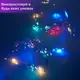 Гирлянда светодиодная конский хвост GarlandoPro 200LED Роса 2м 10 линий 173309ML