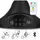 Шезлонг-качели 2в1 Kidwell LUXI Dark Melange/Black