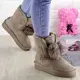 Женские замшевые угги Fashion Flannery 1300 36 размер 23,5 см Бежевый