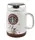 Чашка керамическая кружка Starbucks SH 025-1 бело-коричневая