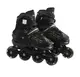 Детские ролики 02-M Badwei Inline Skates, размер 35-38, стелька 20-22 см, колеса d – 9 см, алюминиевая рама. Black (166607)