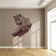 Трафарет для покраски, Леопард-6, одноразовый из самоклеящейся пленки 130 х 115 см
