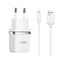 Адаптер сетевой Hoco Lightning cable C11 |1USB, 1А|