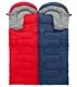 Спальный мешок зимний (спальник) одеяло с капюшоном E-Tac Winter Red Справа (R)