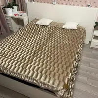 Плед из микрофибры Home Komfort Норка AAC-50413 220х240 см бежевый