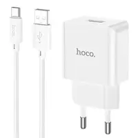 Адаптер сетевой HOCO Type-C Cable Leisure single port charger C106A |1USB, 10.5W/2.1A|