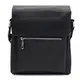 Мужская кожаная сумка через плечо Borsa Leather K1608-1bl-black