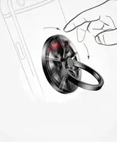 Кольцо-держатель Baseus Whell для смартфона, Black (SULG-A1S)