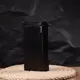 Надежный мужской бумажник из натуральной гладкой кожи в два сложения ST Leather 19414 Черный