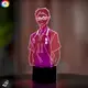 3D ночник "Кей Цукишима" (УВЕЛИЧЕННОЕ ИЗОБРАЖЕНИЕ)+ пульт ДУ + сетевой адаптер + батарейки (3ААА)  3DTOYSLAMP