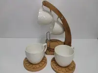 Набор кружек на подставке Interos PJ02622A-90781 9 предметов