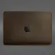 Горизонтальный кожаный чехол для MacBook Pro 14'' Темно-коричневый