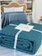 Zeynep petrol вязаный акриловый плед. Romeo Home Турция.