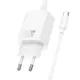 Адаптер сетевой HOCO Gentle charger N61 (Type-C to Type-C set) |1USB/1Type-C, 20W/3A, PD/QC|