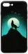 Чехол-накладка TOTO Night Light Print Glass Case Apple iPhone 7 Plus/8 Plus Howling Wolf