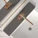 Набор для ванной комнаты и душа коврик для ног,подставка,накладка-коврик на раковину,цвет тёмно-серый