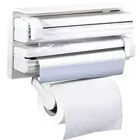 Кухонний підвісний диспенсер Kitchen Roll Triple Paper Dispenser Тримач для плівки, фольги та рушників