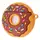 Чехол для AirPods 2/1 series - Пончик (donut 3D), силиконовый