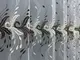 Готовая (5х2,45м.) тюль фатин с вышивкой. Цвет кремовый с венге. Код 1487т 42-0395