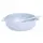 Тарелка Lesko A238 Purple с ложкой из пшеничной соломы для детей