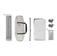 Тент кемпінговий Naturehike NH16T013-S 210T 5.2х4.6м 3.4кг Blue/Grey