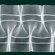 Тесьма для штор трубная коэф сборки 1:2,5, 9,5 см шторная тесьма Германия