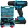Шуруповерт Makita 550 DWE 24V, 5.0AH с набором инструментов, запасной аккумулятор