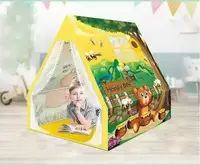 Детская палатка Cozy Cottage Медвежонок 588 2 окошка занавески пластиковый каркас. Multicolor (159929)