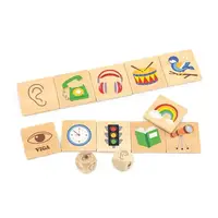 Дерев'яний пазл-гра Viga Toys Органи почуттів (44507)