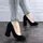 Туфли женские Fashion Vanilla 1345 40 размер 25,5 см Черный
