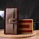 Интересный кошелек из натуральной зернистой кожи CANPELLINI 21634 Бежевый