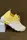 Кроссовки женские текстиль, цвет бело-желтый, 243RA33