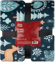 Плед Ardesto Christmas Flannel Олені Зелений ART0127PB 160х200 см