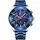 Стильные часы Megalith 8228M | Stainless Steel Band Blue