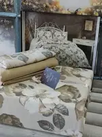 Rose capuchino фланелева постіль. Полуторний розмір. Belizza Туреччина.