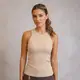 Майка женский рубчик Fashion 20548 молочная