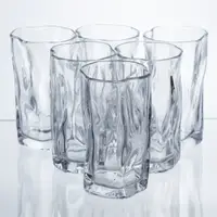 Набор стаканов для напитков Crinkle Glass 6 штук по 270 мл HP-17-62