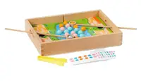 Логічна гра 2 в 1 Hai Bao Er, магнітна рибалка, сортер. Multicolor (128269)