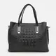 Женская кожаная сумка Ricco Grande K1586bl-black