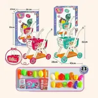 Візок з продуктами, мікс кольорів. кор.55*13*36 см.