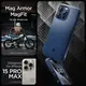 Чехол Spigen для iPhone 15 Pro Max - Mag Armor (совместим с MagSafe), Navy Blue (ACS06598)