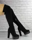 Женские ботфорты Fashion Karen 1271 36 размер 23,5 см Черный
