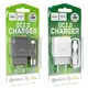 СЗУ сетевое зарядное устройство HOCO C72Q QC3.0 1USB/2A с кабелем для зарядки USB - Type-C Черный