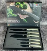 Набір ножів 6 предметів MetalliС Line Сarbon Edition Berlingeer Haus BH-2544